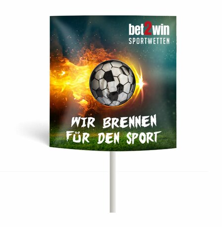 Fussball Lolly bedruckt