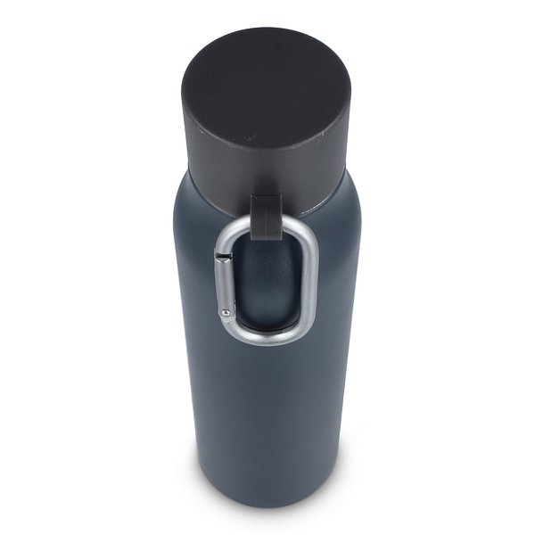 Karabiner mattierte Isolierflasche 600 ml Paunas