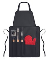 BBQ Schürze mit BBQ Werkzeug Nela