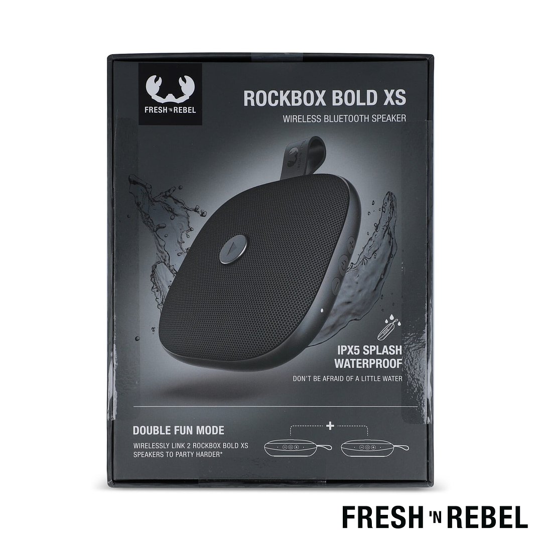 Rockbox Bold Xs splashproof TWS speaker 4W Giuan