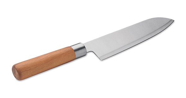 Kochmesser mit Buchenholz Bignatria