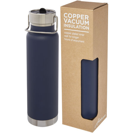 750 ml Kupfer-Vakuum Sportflasche mit Trinkhalm - Leycierg