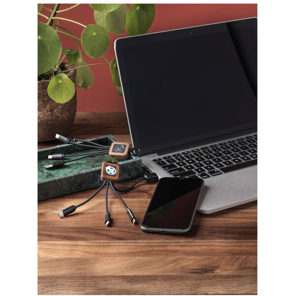 Easy to Use Kabel aus Holz mit Leuchtlogo - Emmarenst