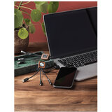 Easy to Use Kabel aus Holz mit Leuchtlogo - Emmarenst