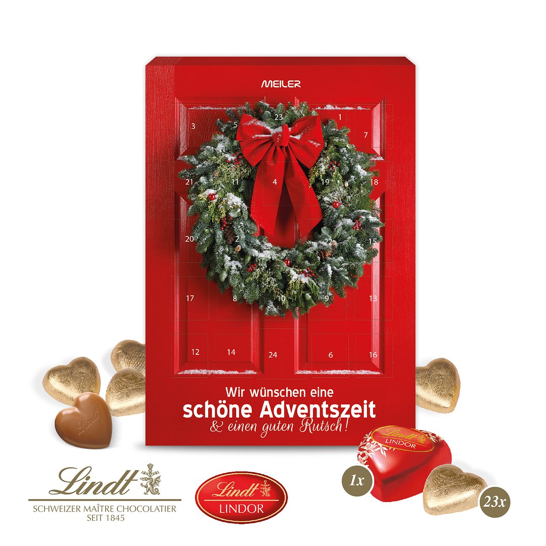 Adventskalender Lindt "Schokoladen-Herzen"