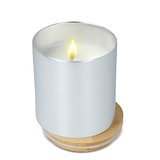 Bhakti-Duftkerze auf pflanzlicher Basis in recyceltem Aluminiumgefäß Elinele