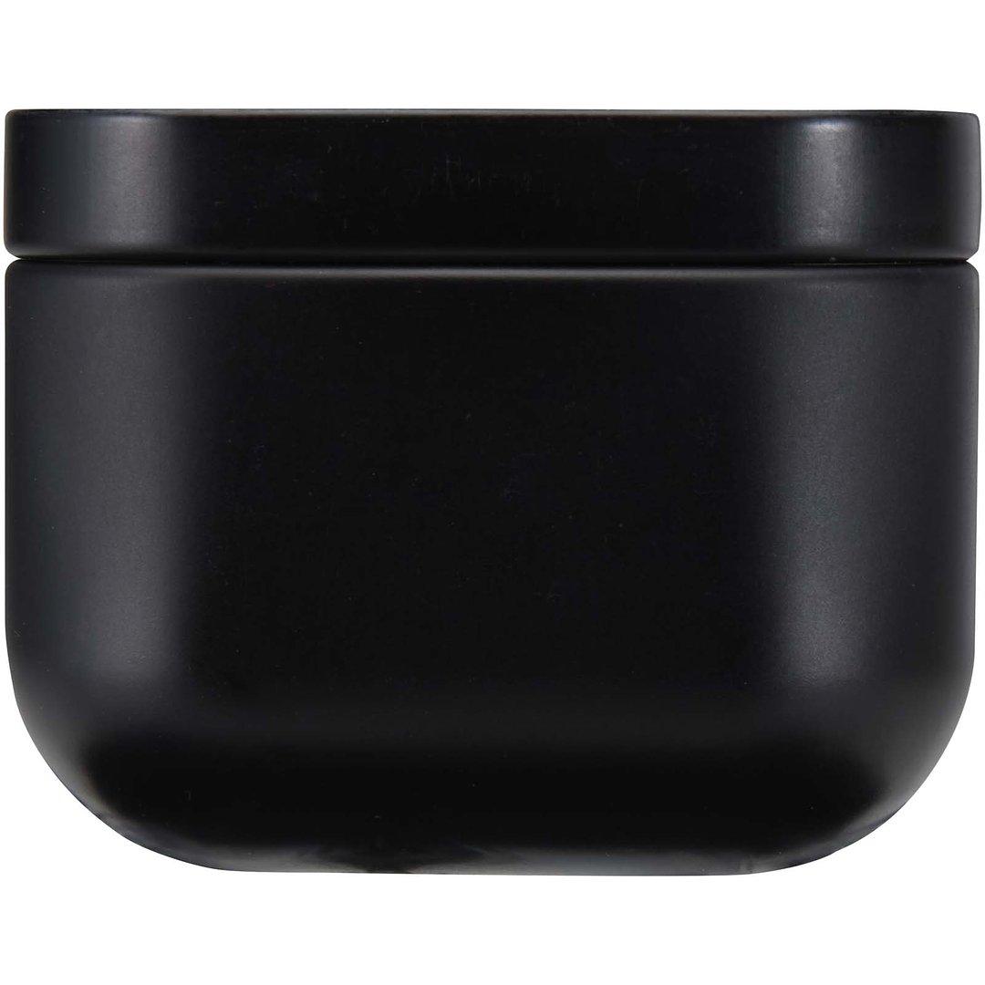 Quadratische Zinnkerze mit Vanille Duft - Uelitli