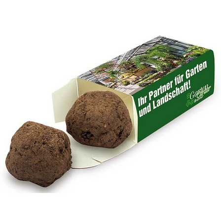 Flower-Balls in der Box mit Samen individualisierbar