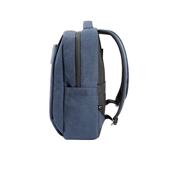 Laptop-Rucksack aus 600D, recyceltem Polyester, HD mit wasserabweisender Beschichtung und Innenfutter aus 900D recyceltem Polyester 15.6" Emmarli