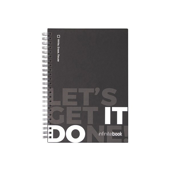 Set bestehend aus einem Infinitebook mit Hardcover, einem Reinigungsset, einem Marker und einem Kugelschreiberhalter Nolleel