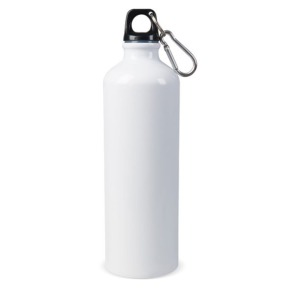 Aluminium Wasserflasche mit Karabiner Sublimation 750ml Ferdia