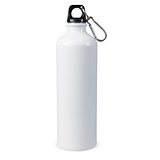 Aluminium Wasserflasche mit Karabiner Sublimation 750ml Ferdia