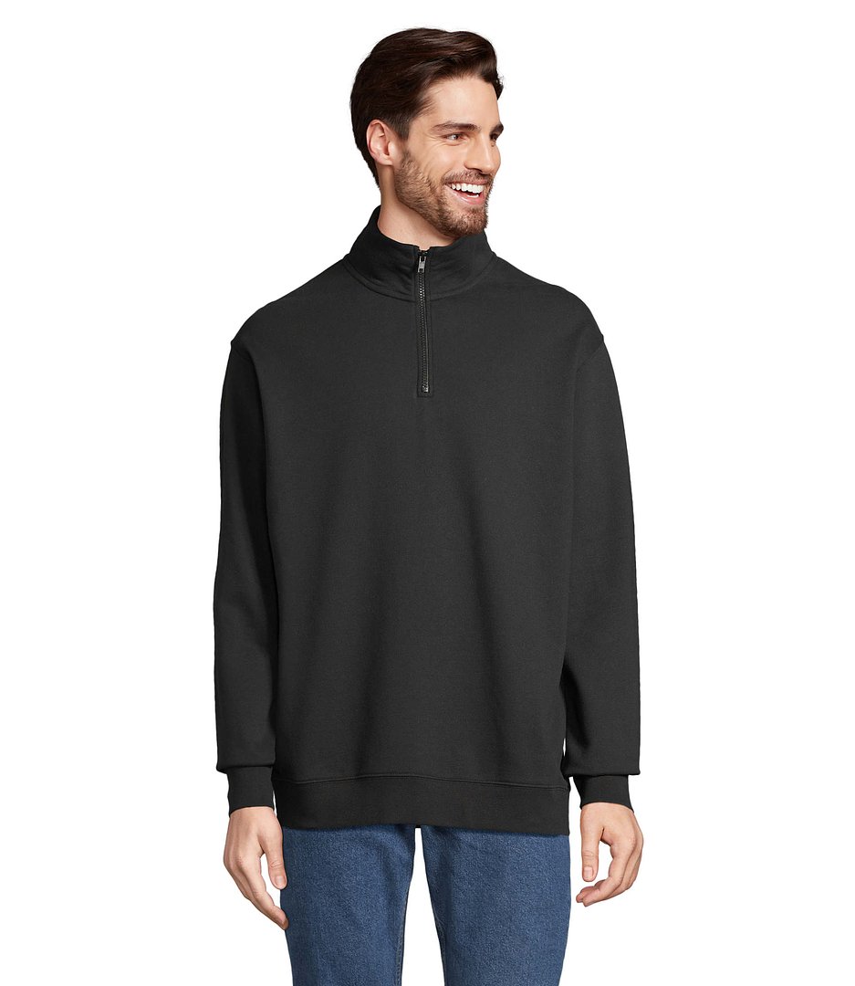 Sweater Zip Kragen Noldina