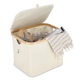 faktbarer Korb mit Deckel Sogne 40,5 x 33 x 30cm Mudorin