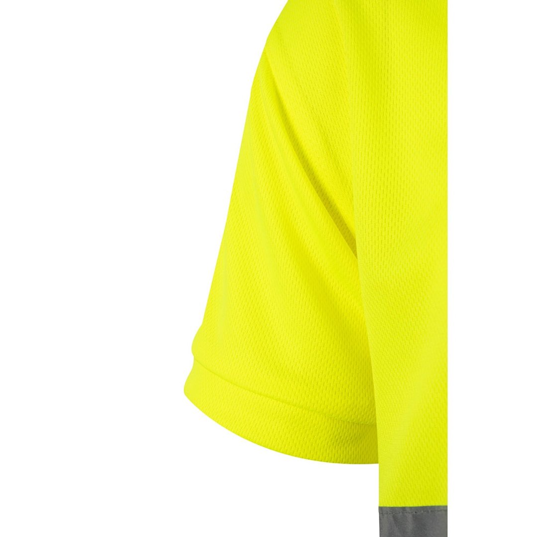 Zweifarbiges Poloshirt im Bird-Eye-Design (160g/m²) mit kurzen Ärmeln, aus Polyester (100%) Nicha