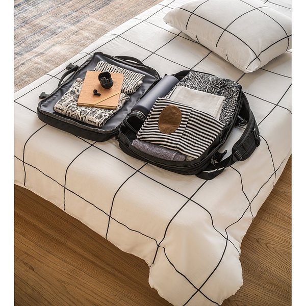 Hochverdichteter Reiserucksack aus recyceltem 600D-Polyester für 17.3"-Laptop Ansepala