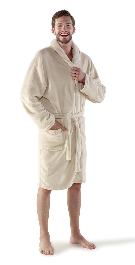 Fleece-Bademantel Urio
