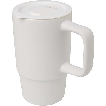 450 ml Keramiktasse mit Kunststoffdeckel - Dollien