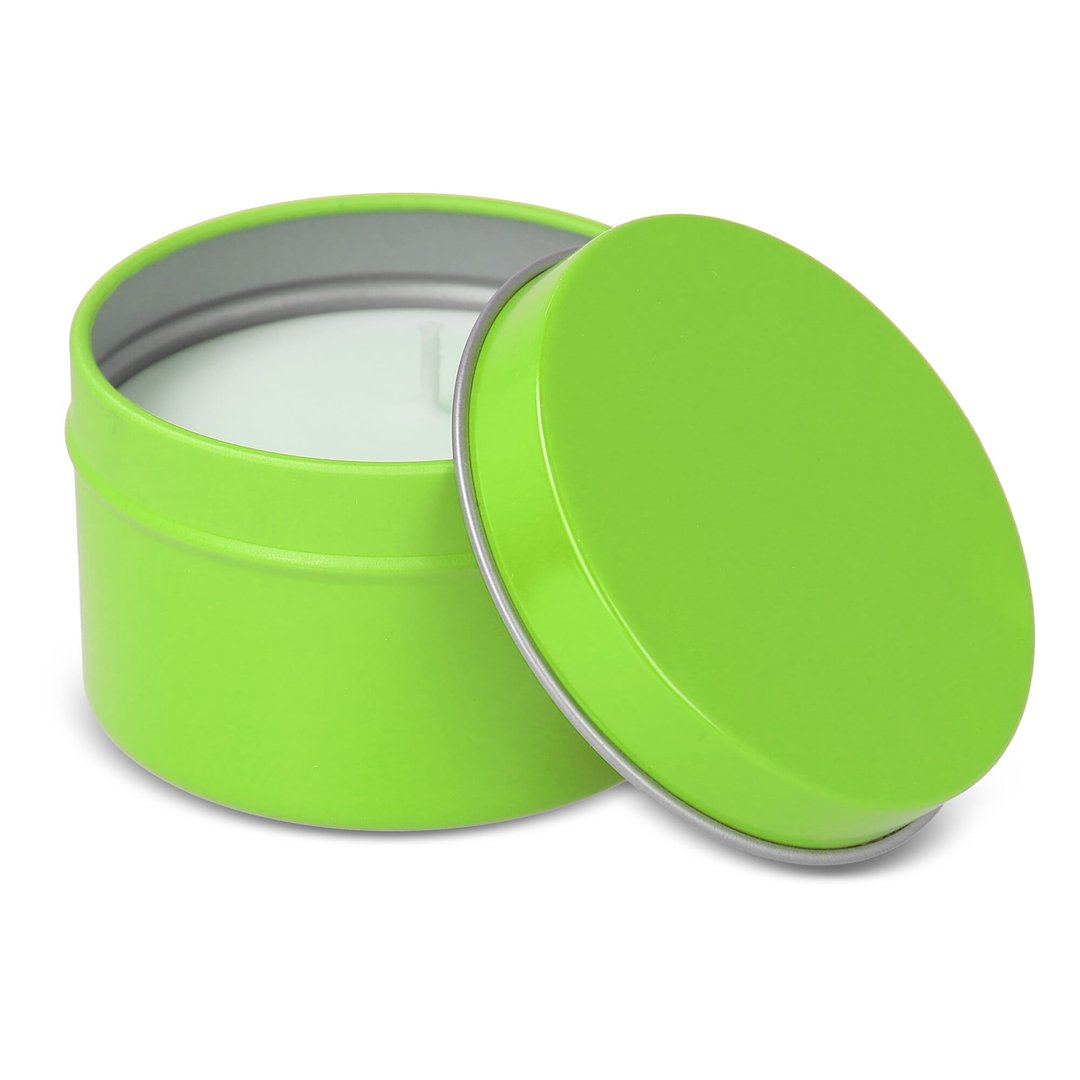 Kirtan-Duftkerze auf Pflanzenbasis in großer recycelter Dose Ellia