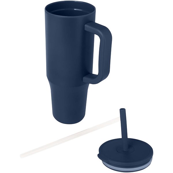 900 ml RCS-zertifizierter Isolierbecher mit Silikon Trinkhalm - Annang