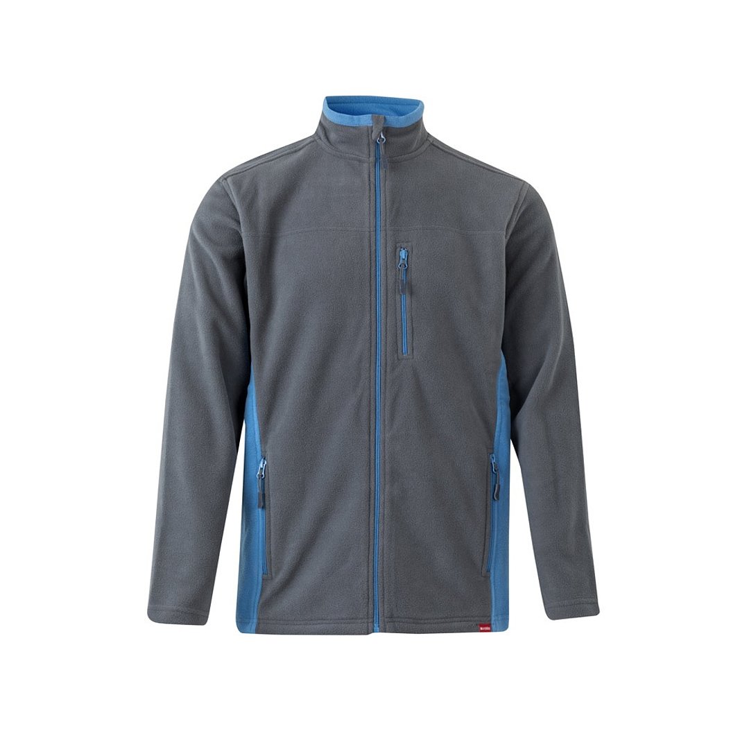 Zweifarbige Fleecejacke (220g/m²) aus Polyester (100%) Buoreni