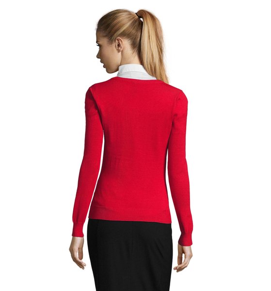 GALAXY Frauen V-NECK Sweater Giusehila