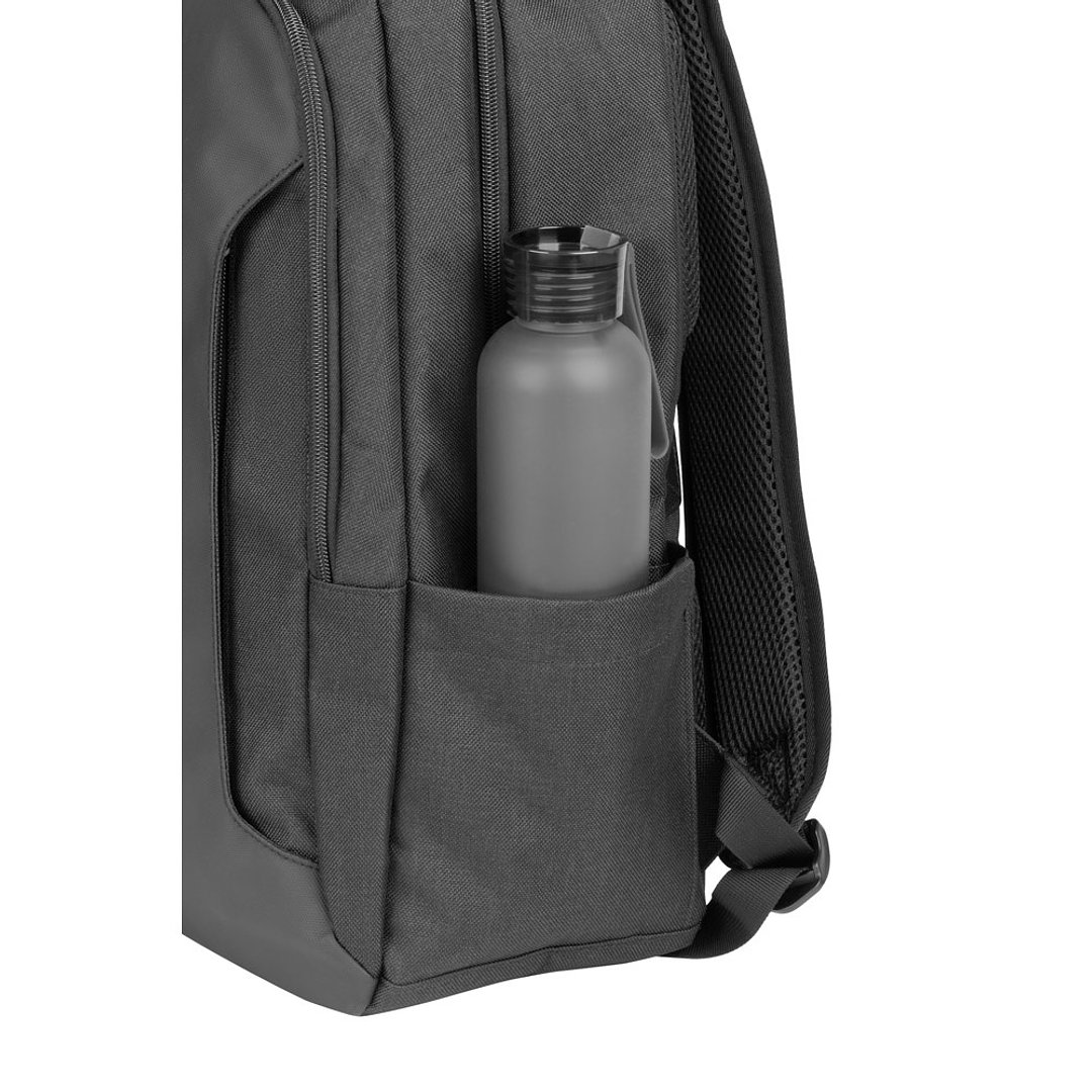 Laptop-Rucksack aus 600D, recyceltem Polyester, HD mit wasserabweisender Beschichtung und Innenfutter aus 900D recyceltem Polyester 17.3“ Corlieria