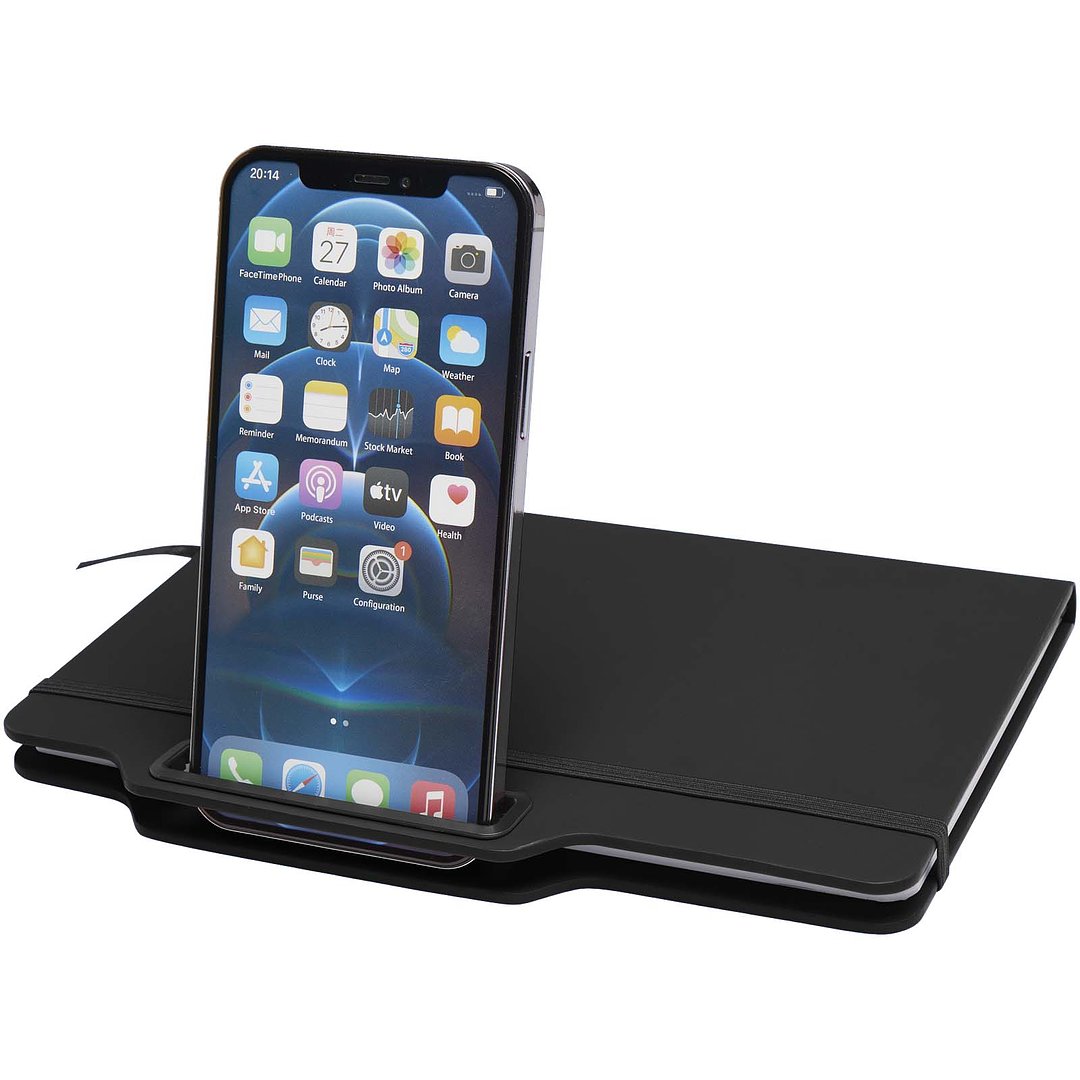 A5 Hardcover Notizbuch mit Kugelschreiber und Bleistiftset (schwarze Mine) - Vregun