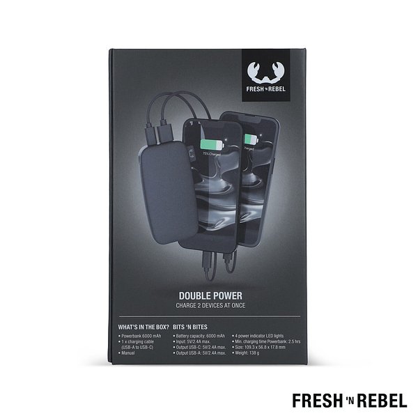 Powerbank 6.000mAh USB-C Walurer