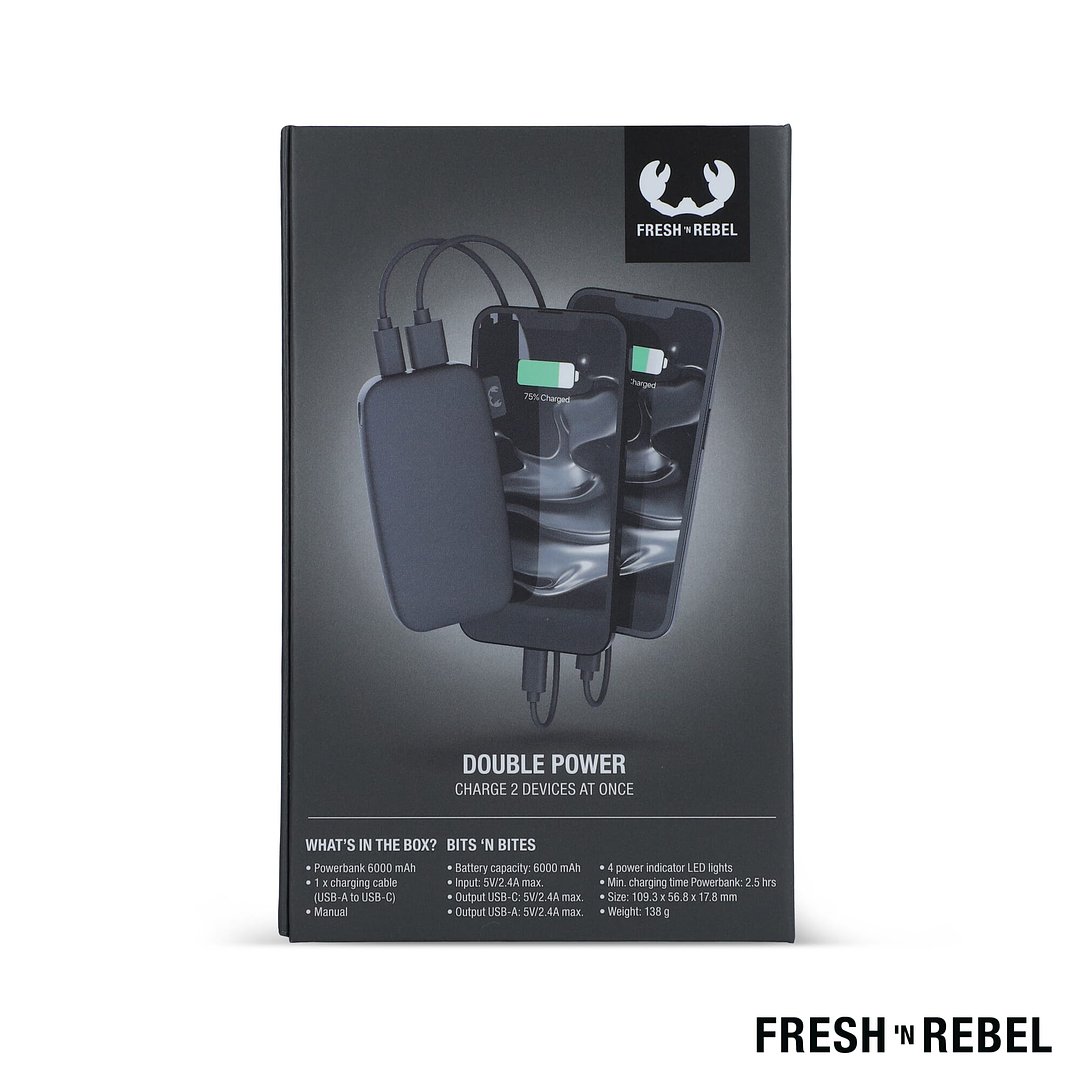 Powerbank 6.000mAh USB-C Walurer