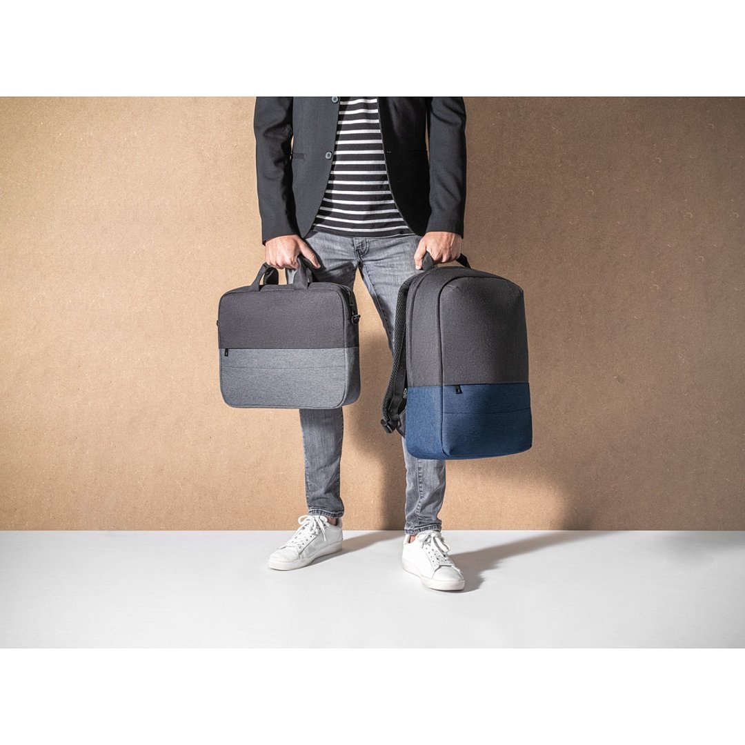 Anti-Diebstahl-Rucksack aus 600D hochdichtem, recyceltem Polyester Leycilla