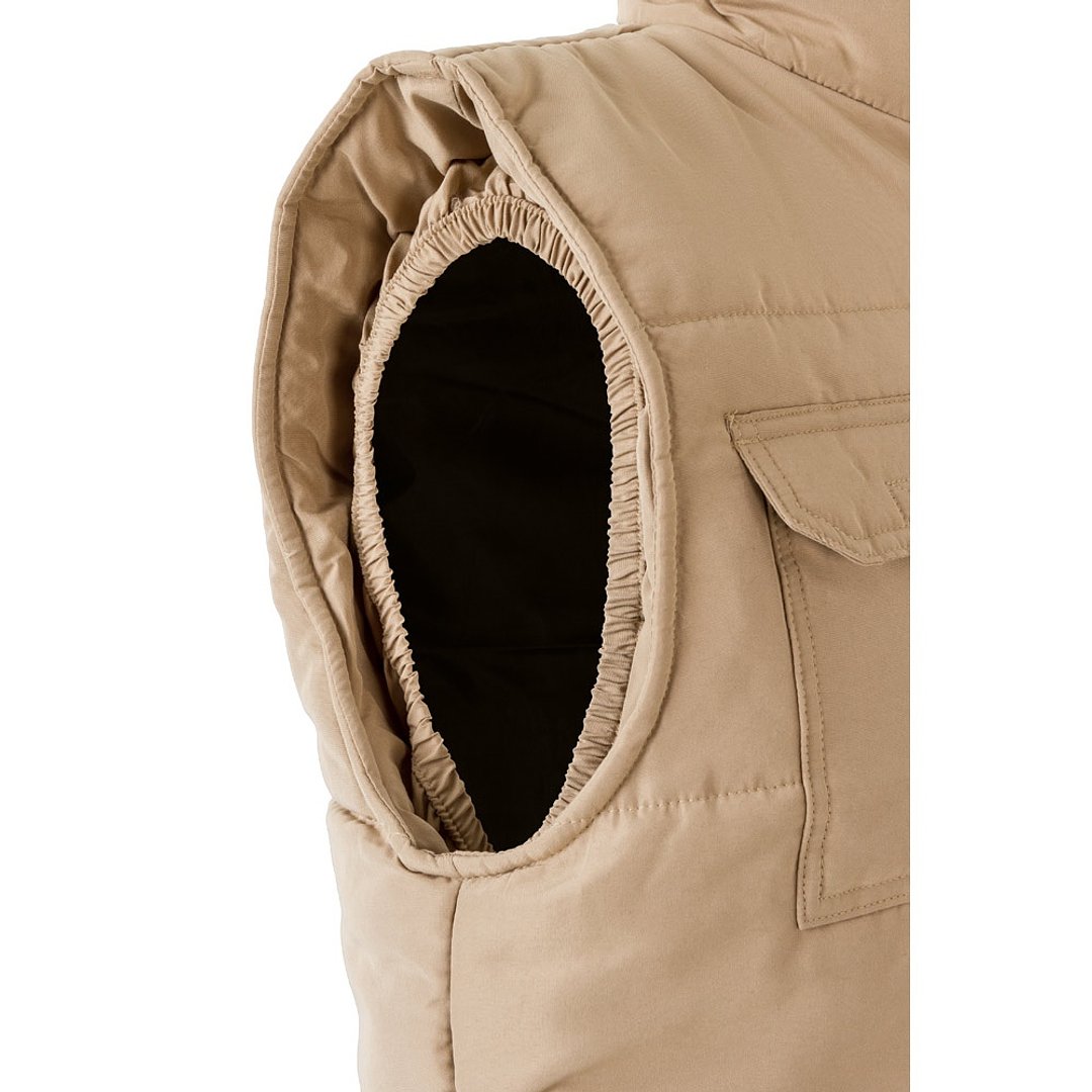 Steppweste mit mehreren Taschen (220g/m²), aus Polyester (100%) Ylanns