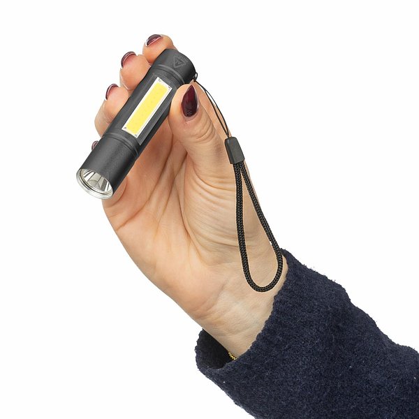 Taschenlampe aus recyceltem Aluminium COB Jovignas