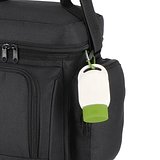 Sonnenschutzlotion mit Karabiner SPF30 aus recyceltem Material Hatrudi