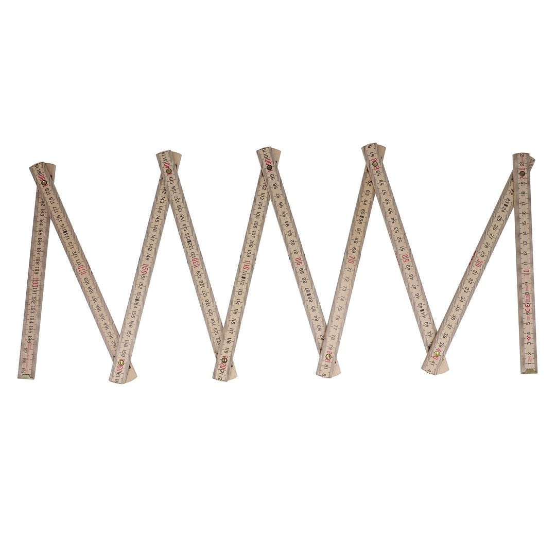 Zollstock 2m Premium natur Reile
