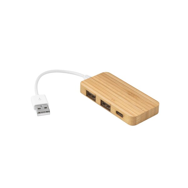 USB HUB aus Bambus Grioll