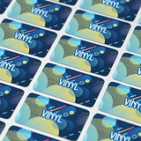 Vinyl Sticker Rechteck 60x25mm Emer