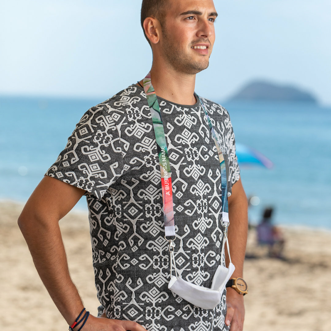 Halterung für Maske Schlüsselband Idrop