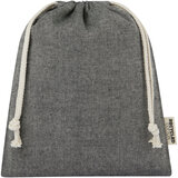 150 g/m² GRS Zuziehbeutel aus Recyclingbaumwolle mittel 1,5 l - Masco