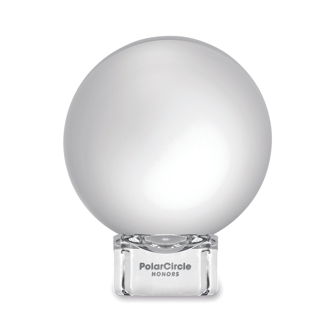 Glas-Pokal rund Luole