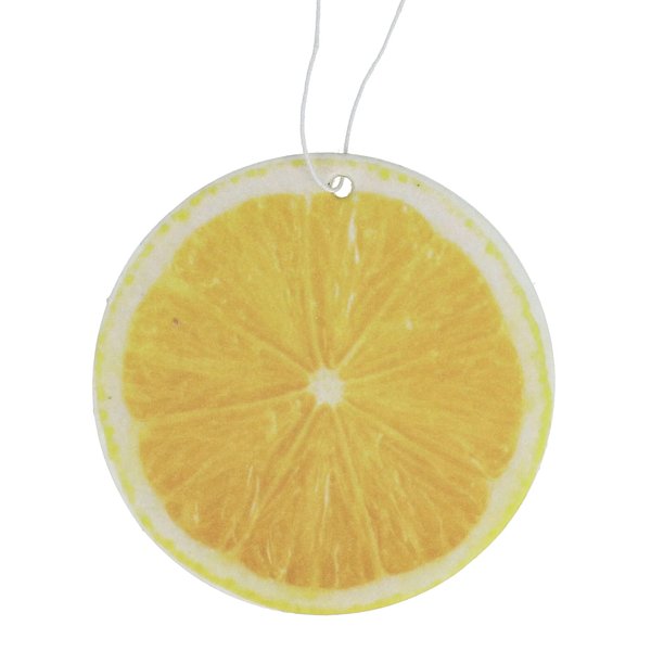 Auto-Lufterfrischer rund mit Zitronenduft Dorsicori