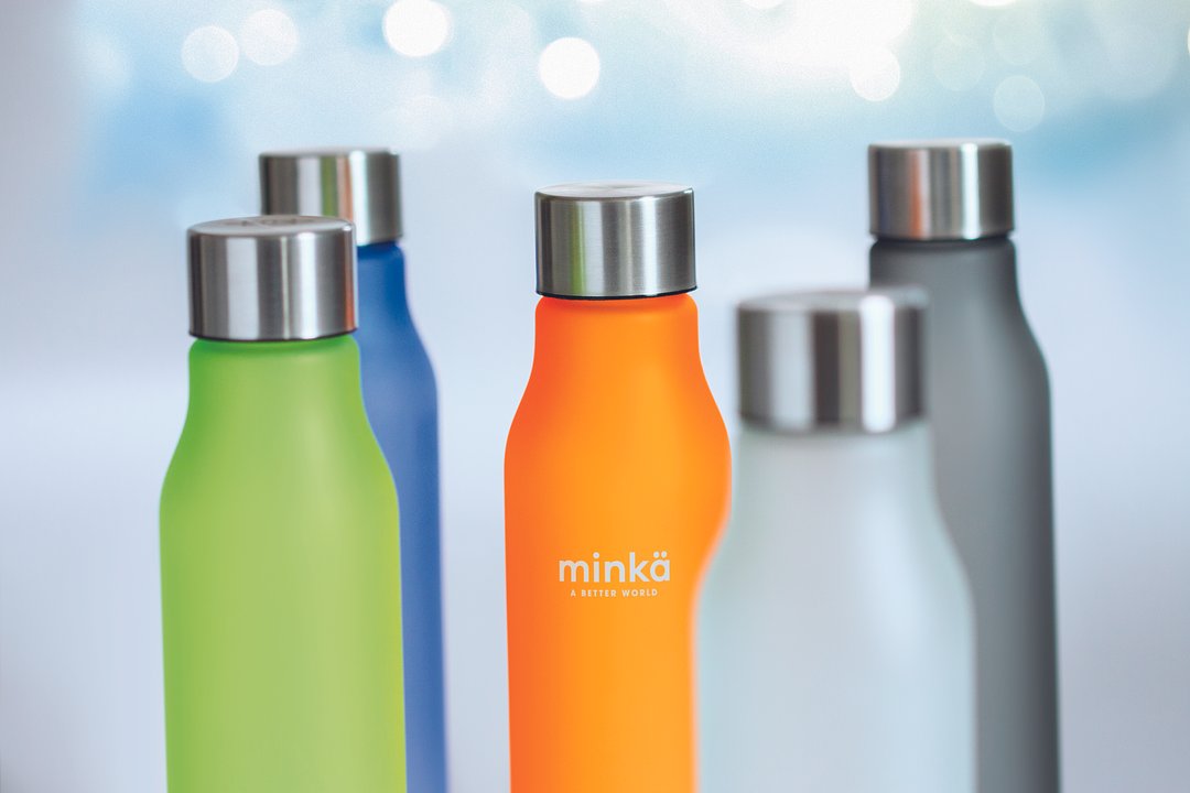 Trinkflasche RPET 600ml Renath