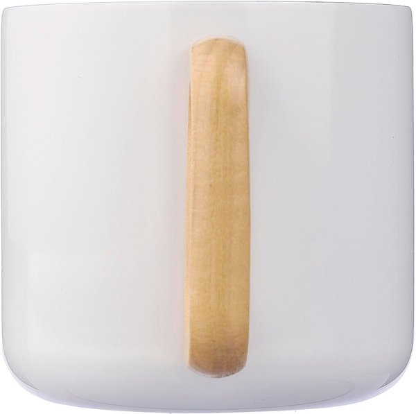 Becher Corg | Recycelter Edelstahl | Holzgriff | 400 ml