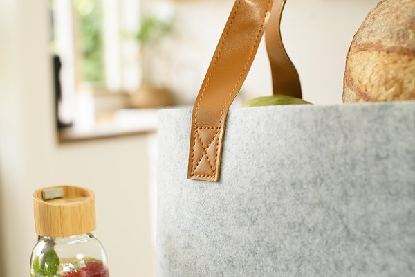 Einkaufstasche Inatix | Recyceltes Filz | Lange Griffe