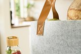 Einkaufstasche Inatix | Recyceltes Filz | Lange Griffe