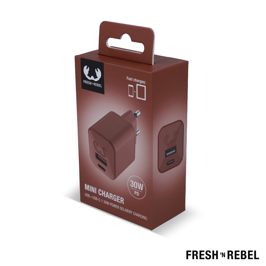 Mini Charger USB-C + A PD // 30W Chatia