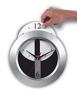 Wanduhr aus Kunststoff Marlita