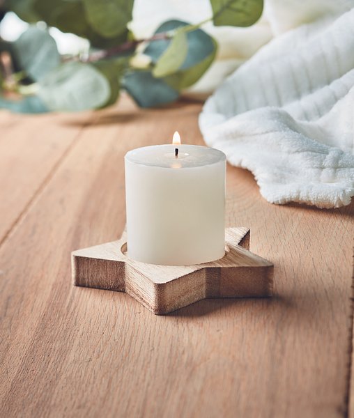 Kerze mit Halter Fenchanna