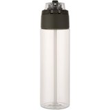 700 ml RCS Trinkflasche aus recyceltem Kunststoff mit Multifunktionsdeckel und Klappstrohhalm - Vreilga