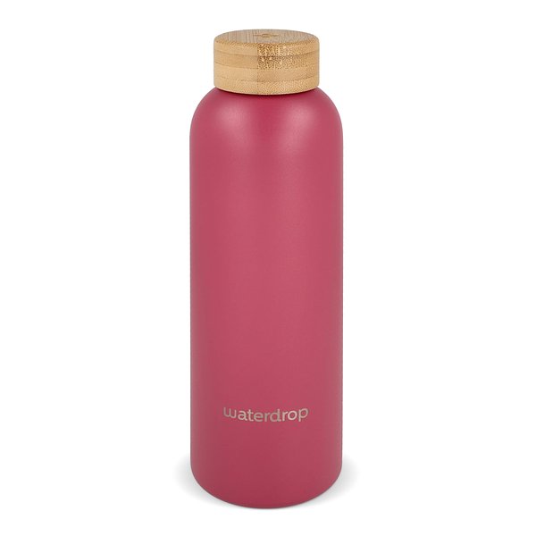 Edelstahlflasche mit Bambusdeckel 600 ml Oriköbi